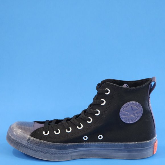 Converse CTAS CX Hi Black/Steel/Wild Mango Canvas Unisex Sneakers 171400C NWT - Picture 3 of 6